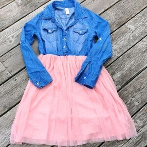 Denim Justice girls dress. Size 14/16. EUC